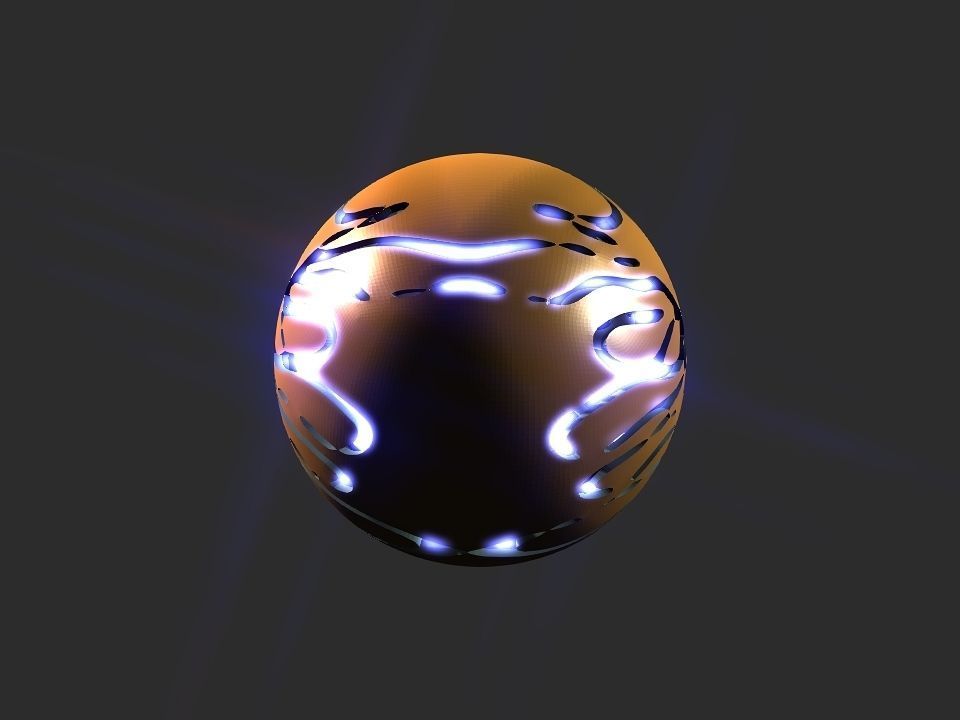 Jelly fish ball toy 3D print model_26