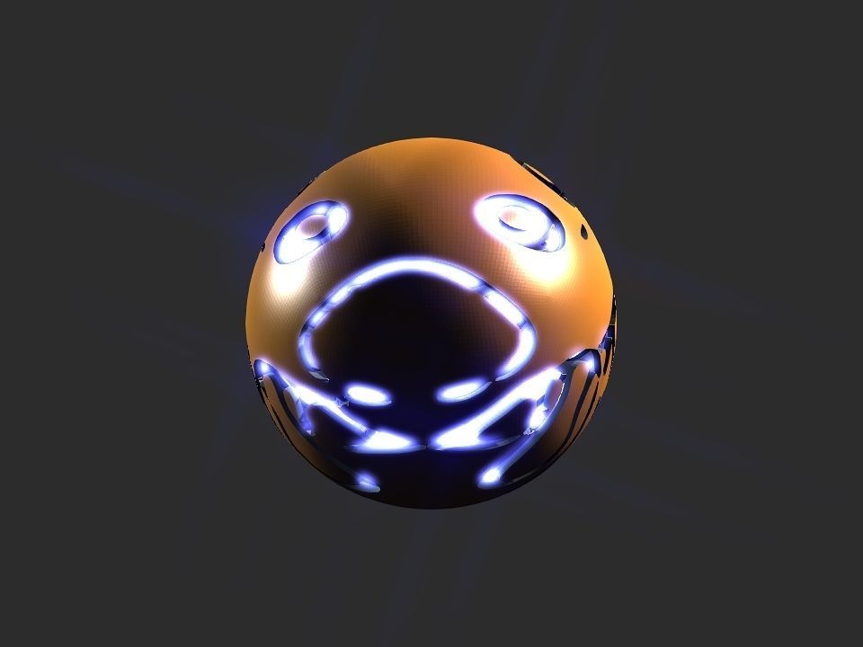 Jelly fish ball toy 3D print model_33