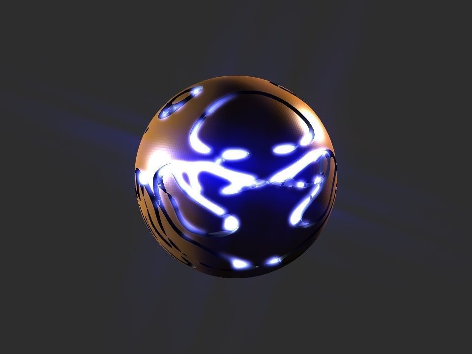 Jelly fish ball toy 3D print model_13