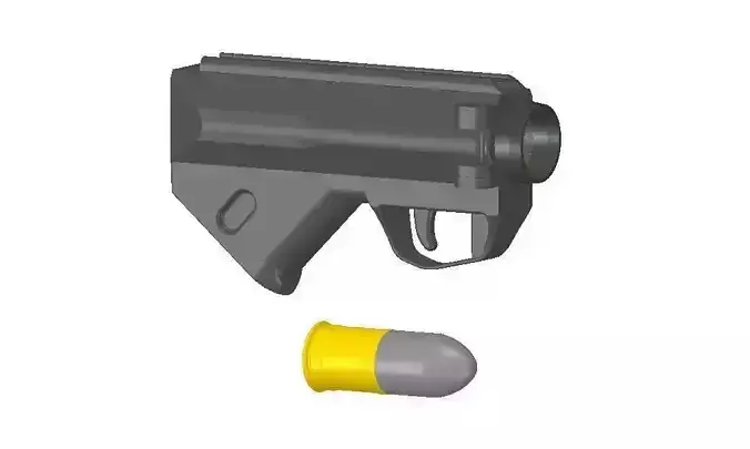 ASG Grenade launcher Free 3D model