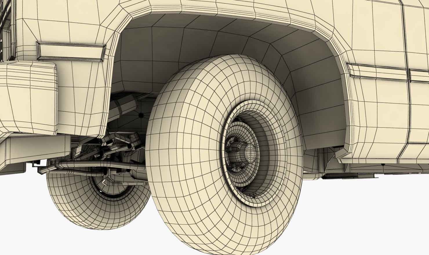 GENERIC PICKUP TRUCK 3 3D model_22