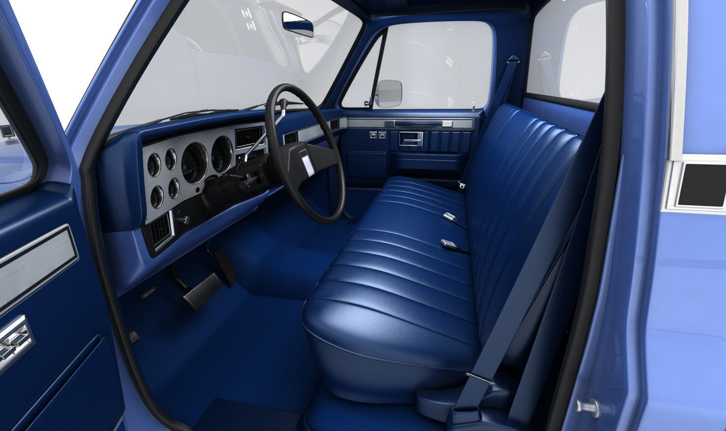 GENERIC PICKUP TRUCK 3 3D model_10