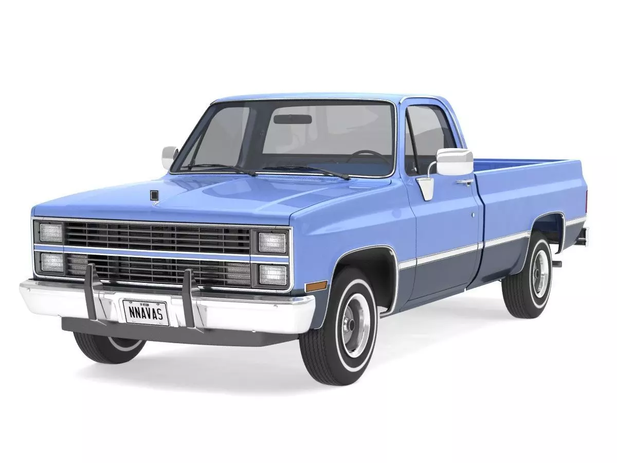 GENERIC PICKUP TRUCK 3 3D model_0