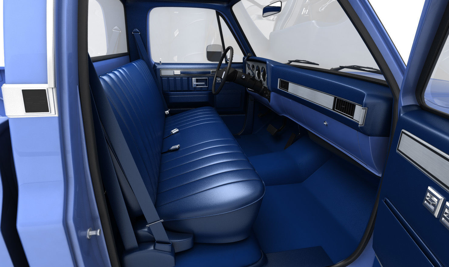 GENERIC PICKUP TRUCK 3 3D model_9