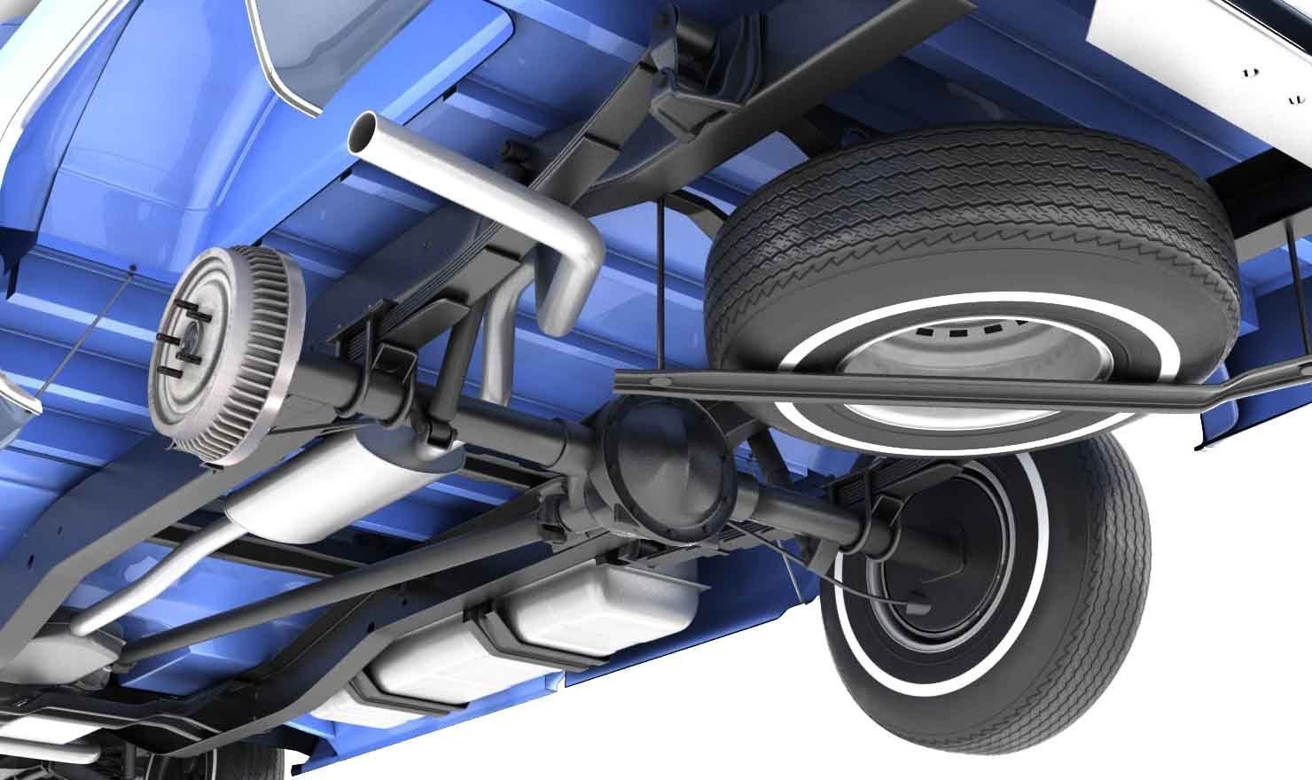 GENERIC PICKUP TRUCK 3 3D model_8