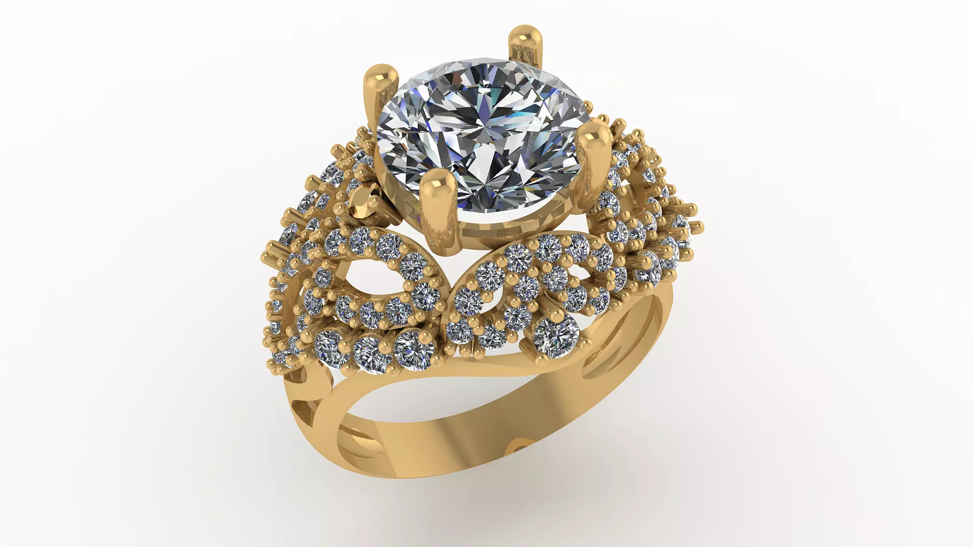 Diamond Ring Free 3D print model