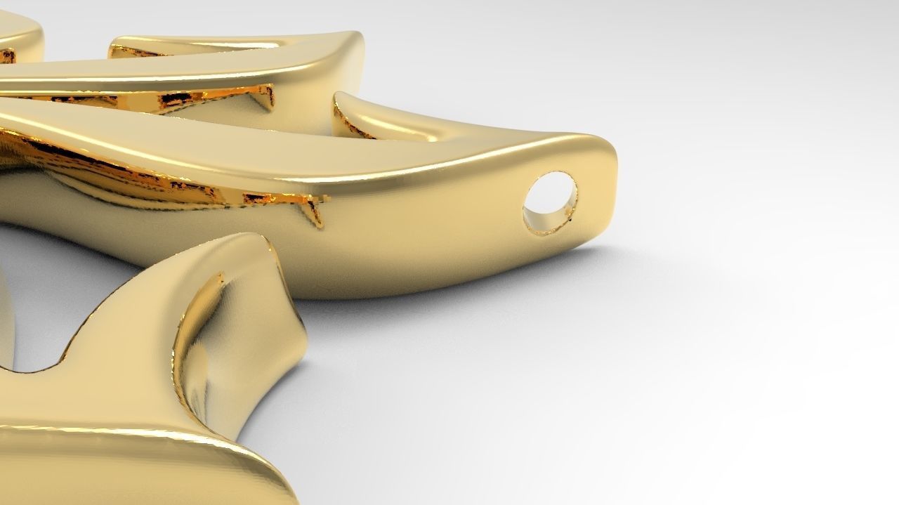 Kolovrat pendant 3D print model_2