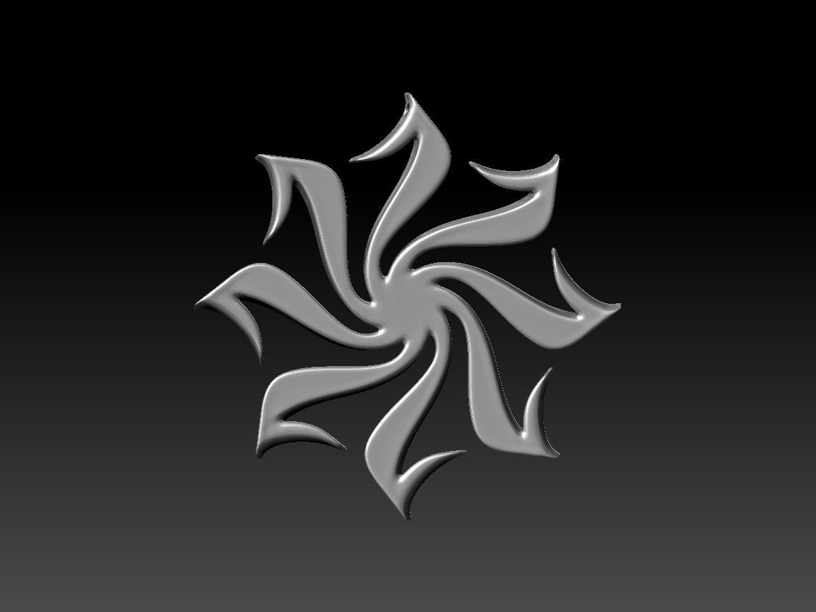 Kolovrat pendant 3D print model_3