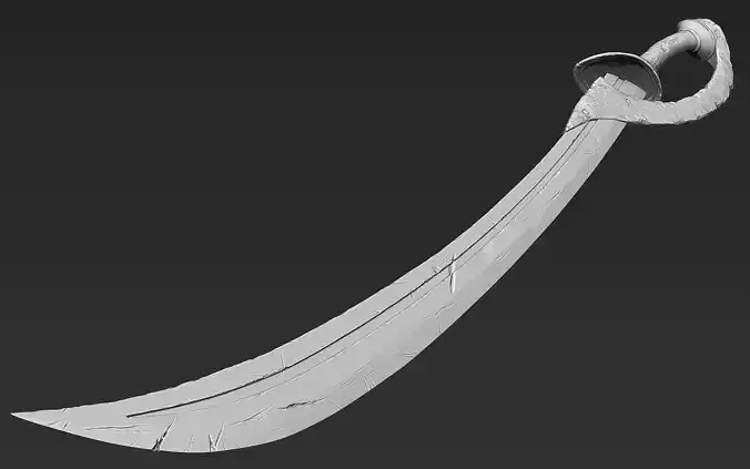 Zbrush Sword 04 3D model