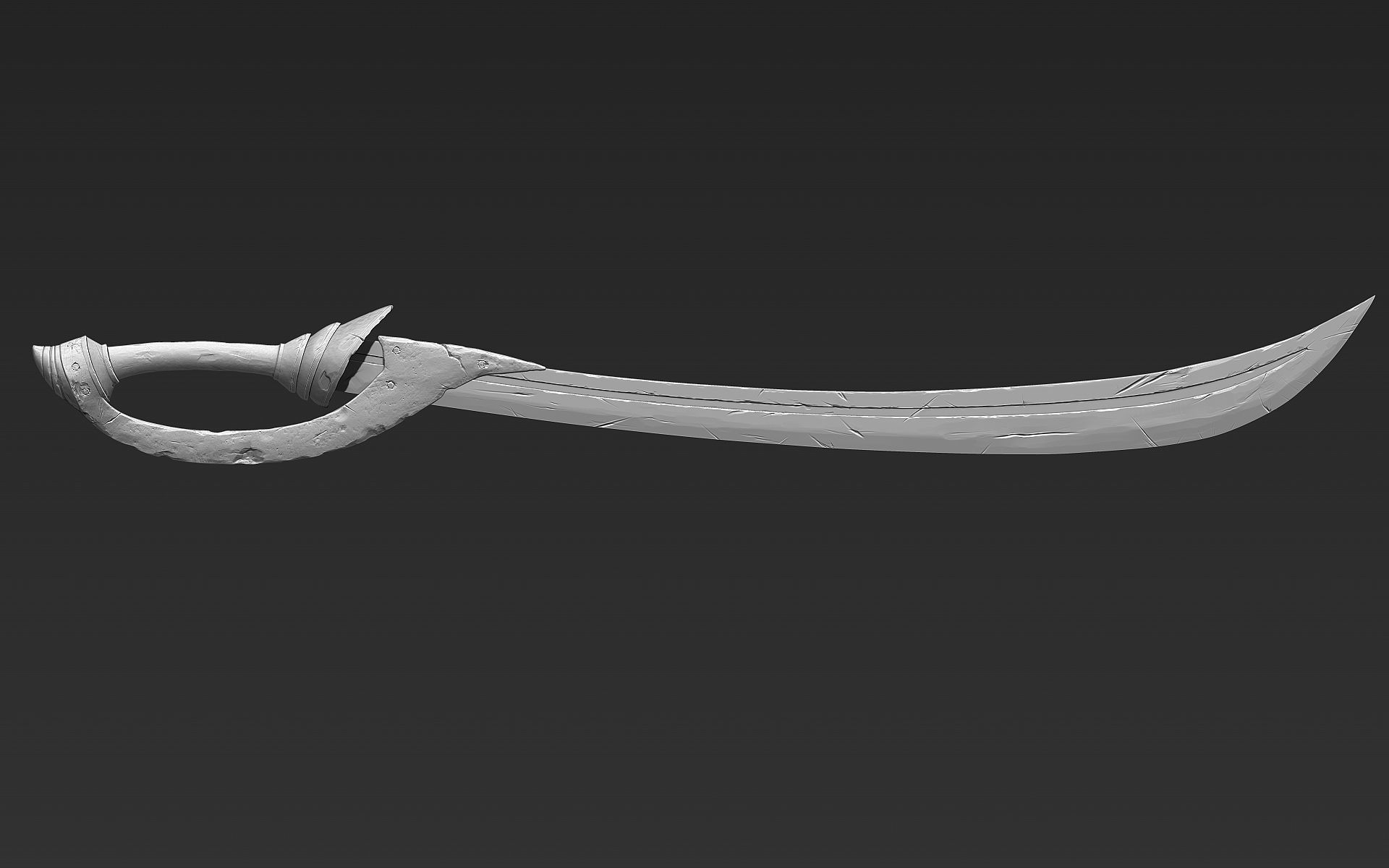 Zbrush Sword 04 3D model_2