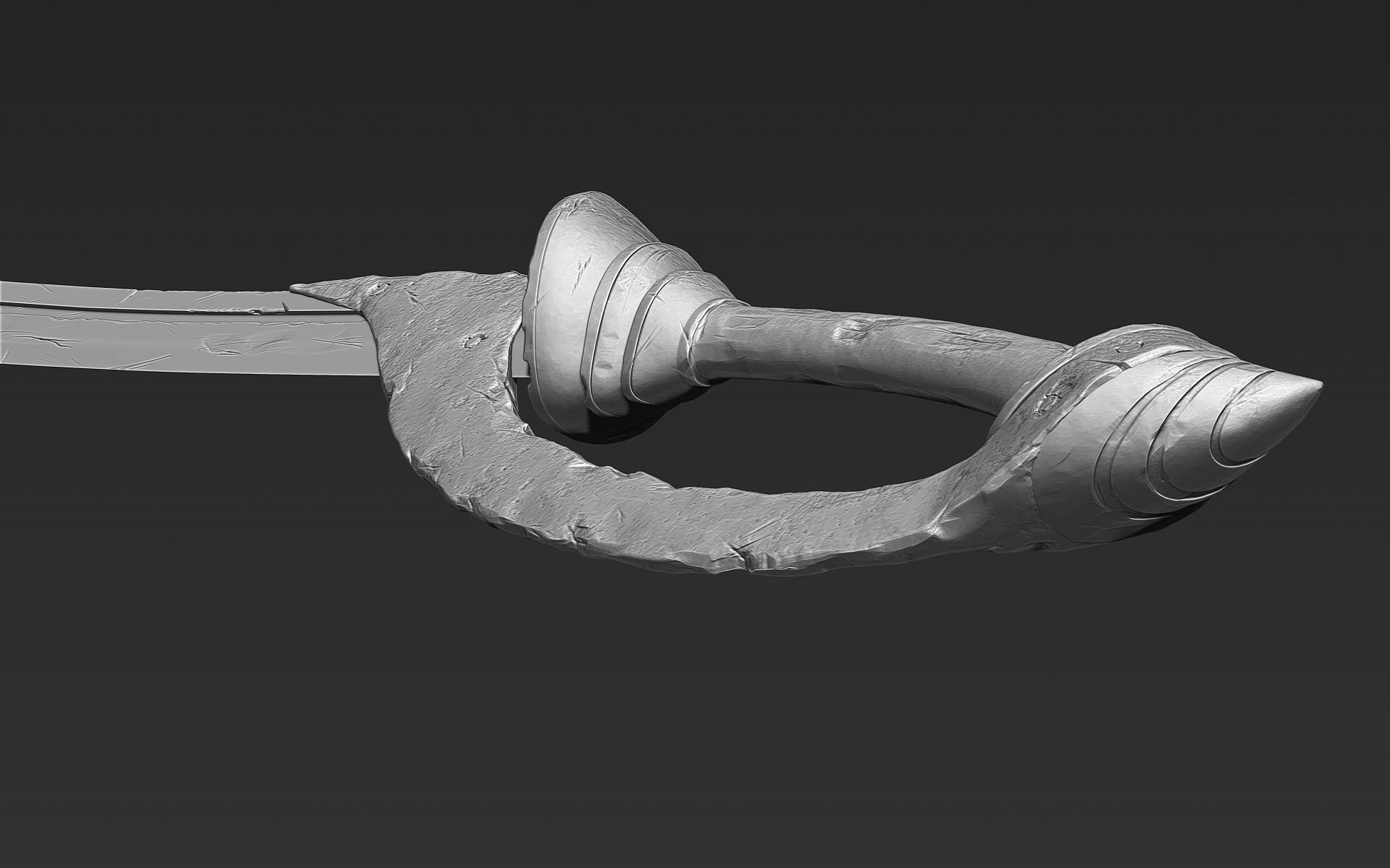 Zbrush Sword 04 3D model_4