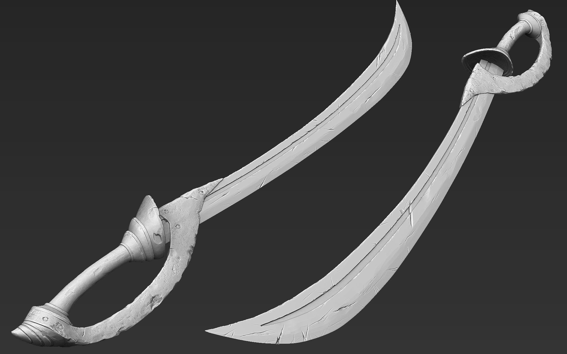 Zbrush Sword 04 3D model_5