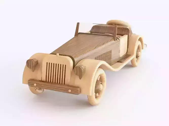 Wooden toy car 03