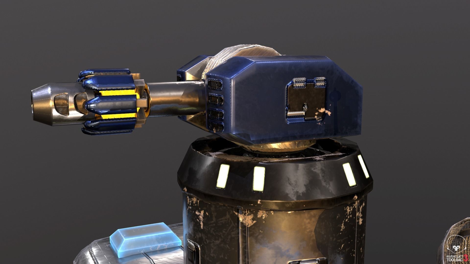 Sci-Fi Towers Pack Low-poly 3D model_15