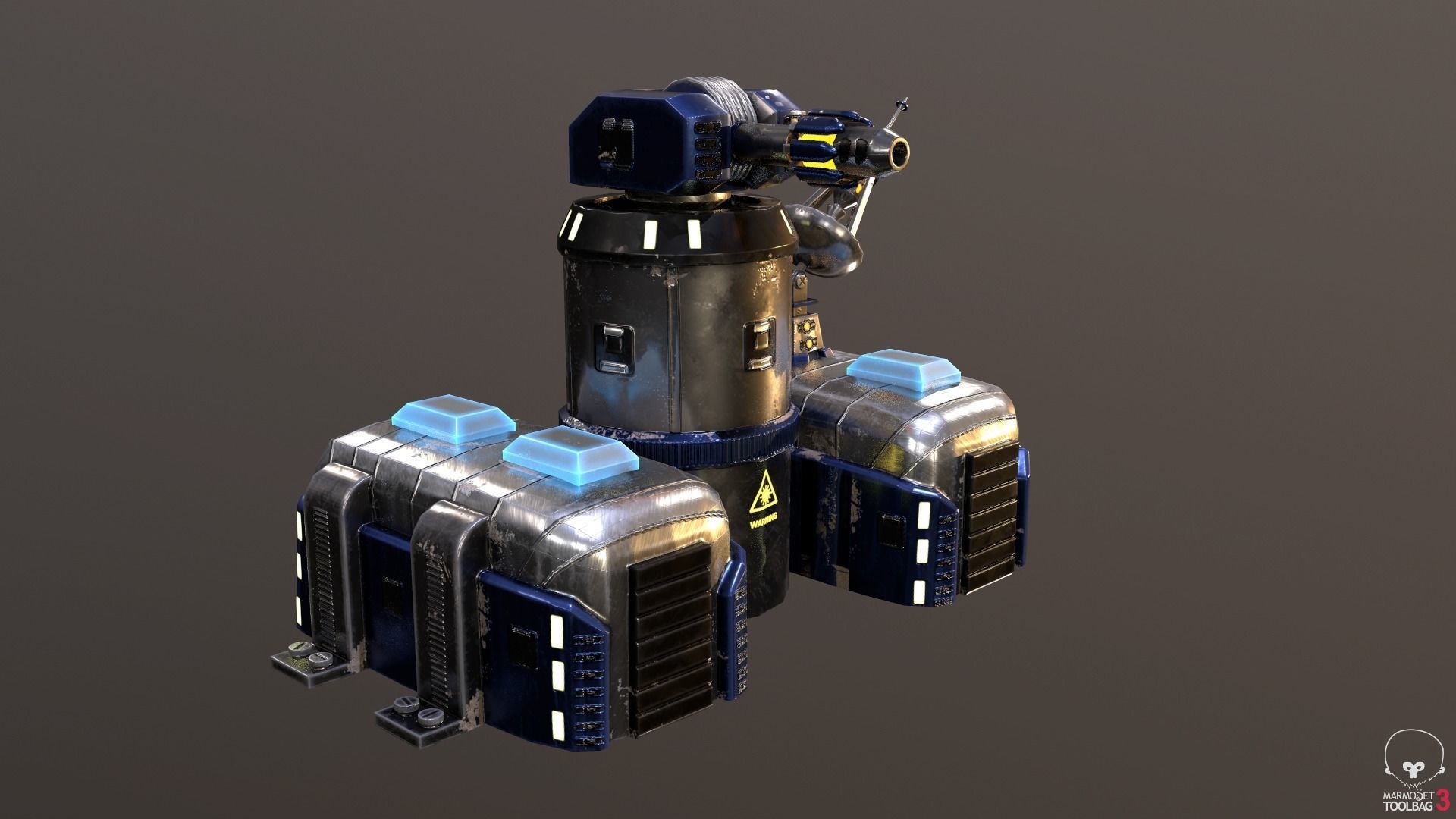 Sci-Fi Towers Pack Low-poly 3D model_20