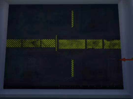 Armored Blast Door   Low Poly Low-poly 3D model_0