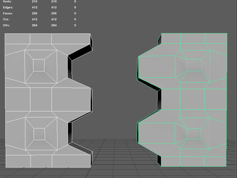 Armored Blast Door   Low Poly Low-poly 3D model_2