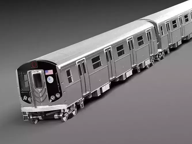 NYC Subway R160 3D model
