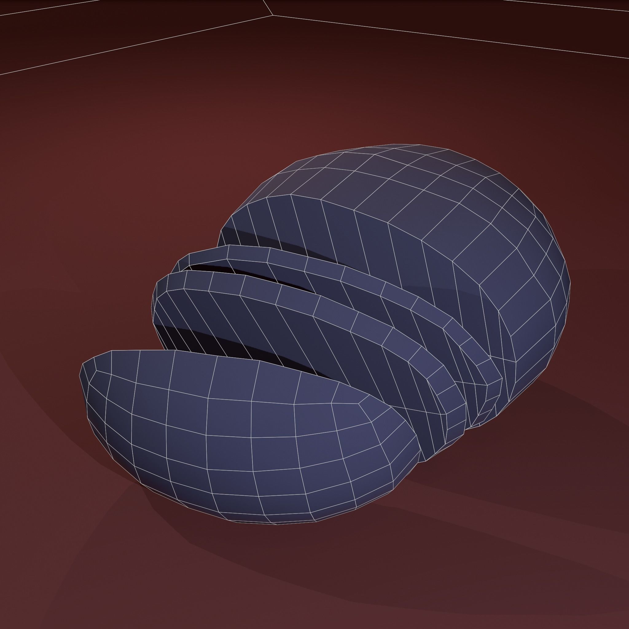 Sliced Bread Free low-poly 3D model_27