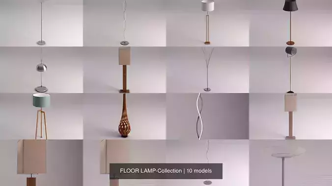 FLOOR LAMP-Collection x10 
