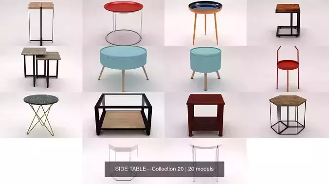 SIDE TABLE---Collection x20