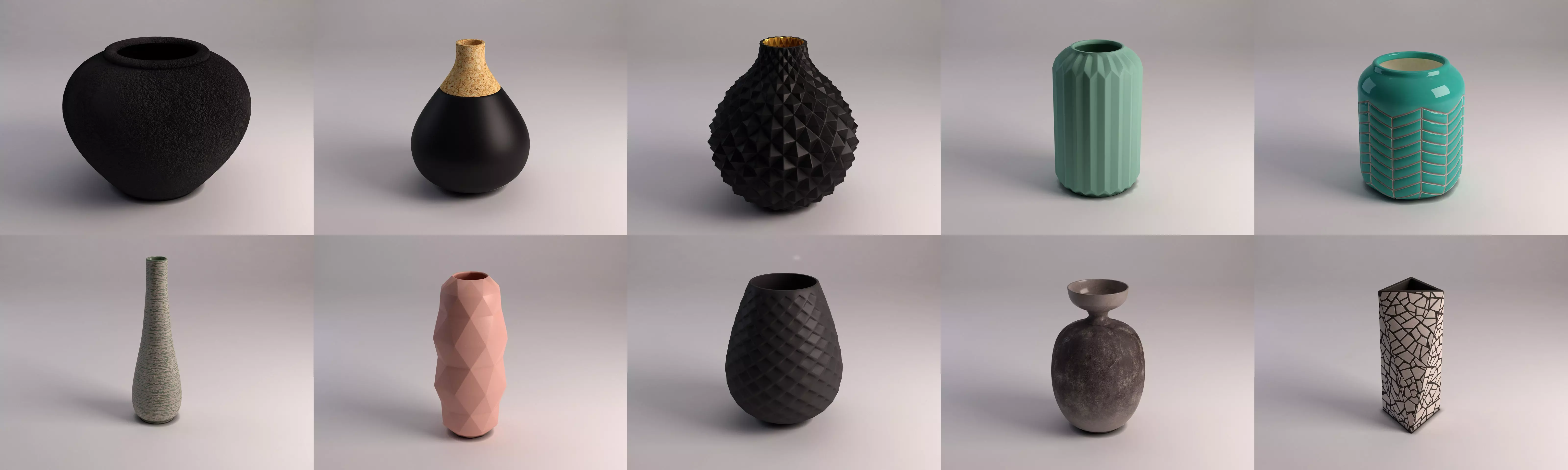 CERAMIC VASE---Collection x10 _0