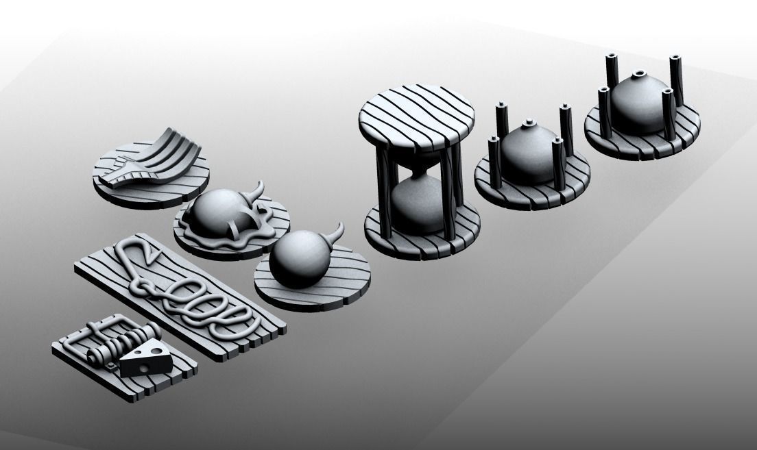 Tokens Mice And Mystics 3D Model 3D Printable CGTrader tokens-mice-and-mystics-3d-model-3d-printable-cgtrader