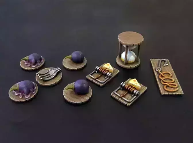 Tokens - Mice and mystics 3D print model