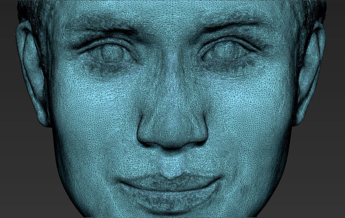 Meghan Markle bust ready for full color 3D printing 3D print model_45