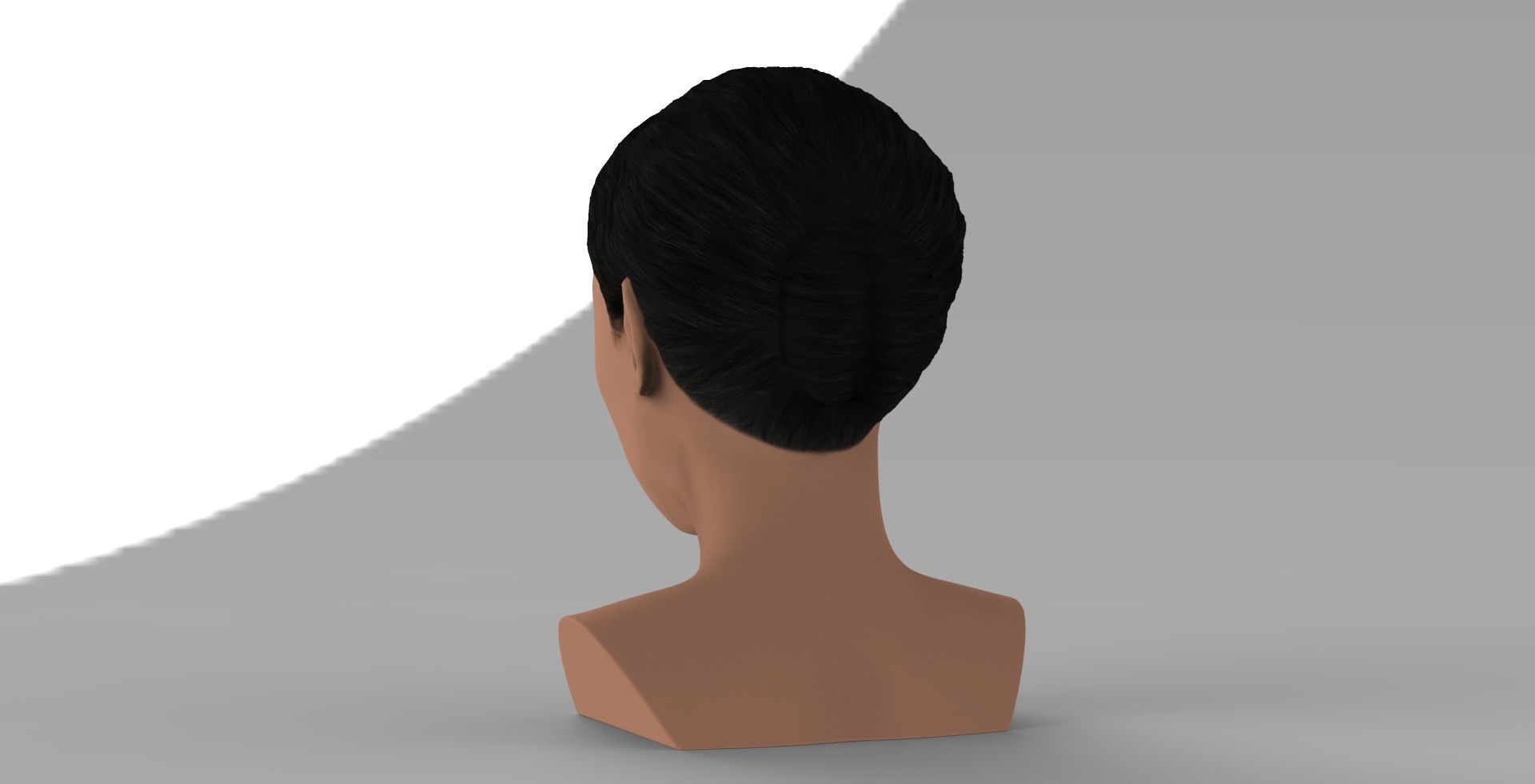 Meghan Markle bust ready for full color 3D printing 3D print model_4