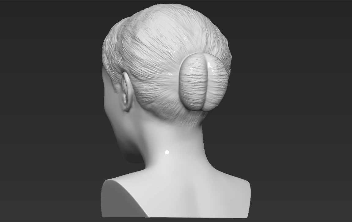 Meghan Markle bust ready for full color 3D printing 3D print model_26