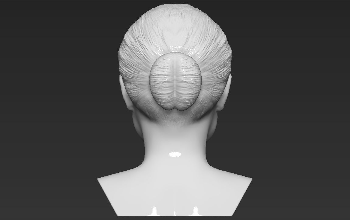 Meghan Markle bust ready for full color 3D printing 3D print model_27