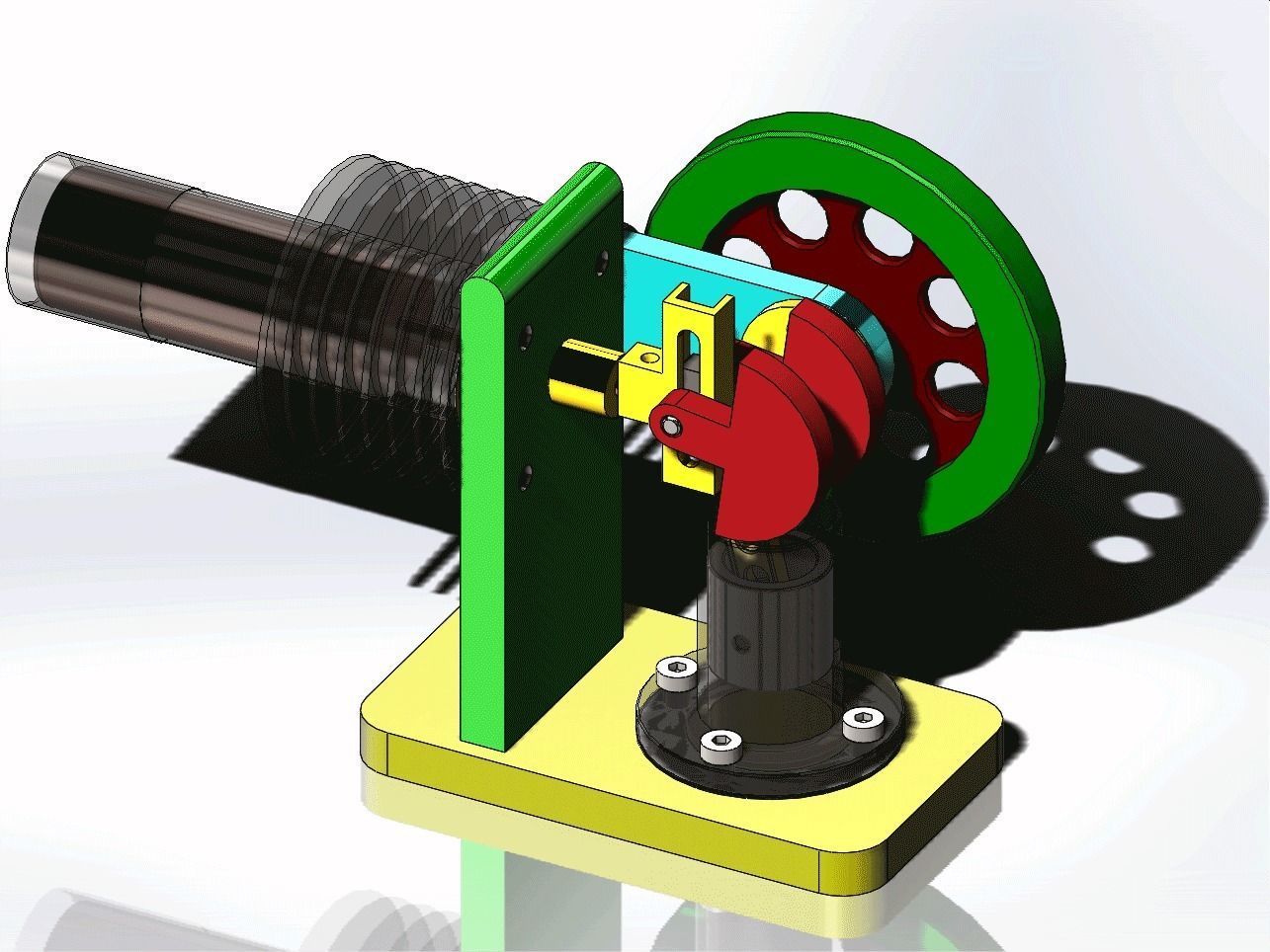  Stirling Engine 3D model_2