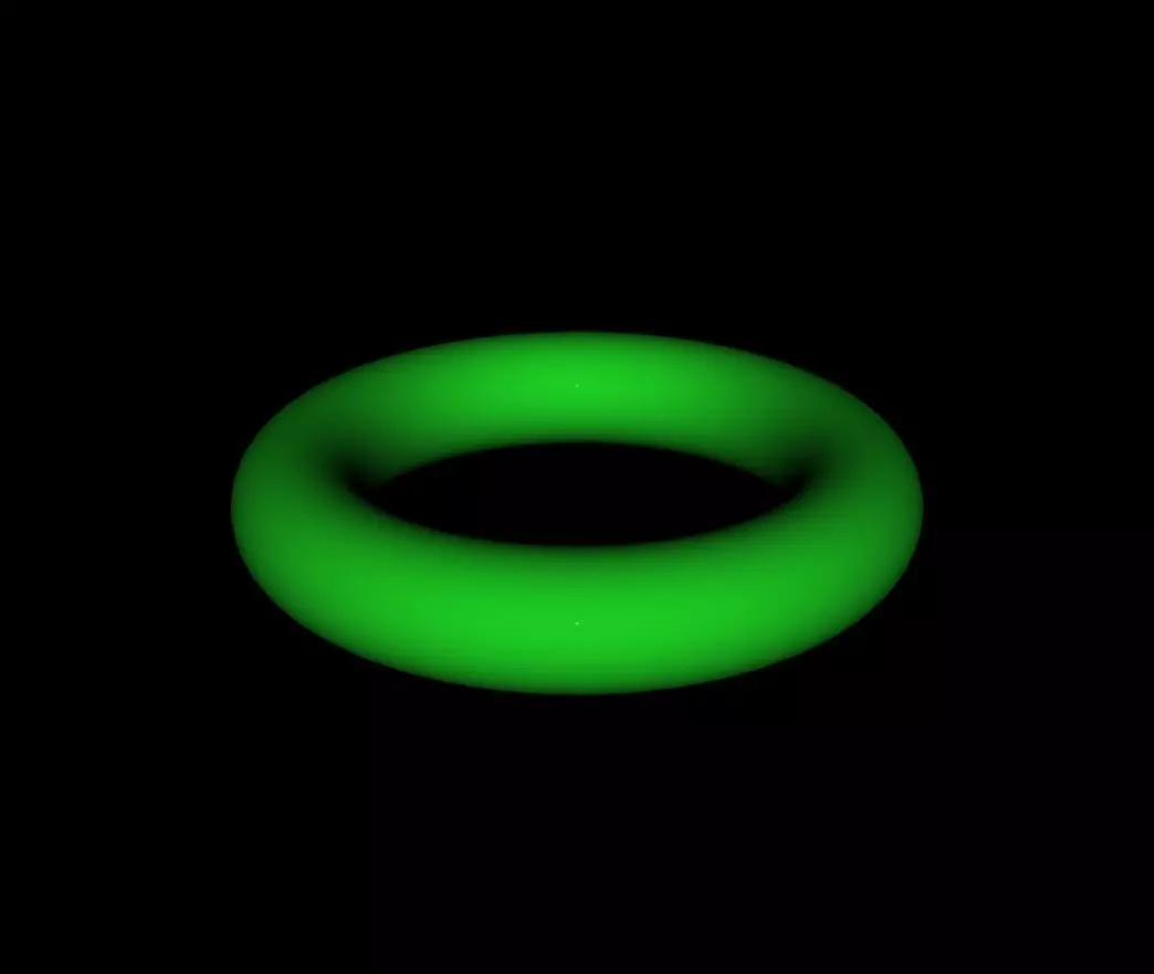 torus glowing ring 3D model