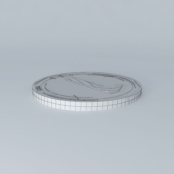 1lv circle Free 3D model_3