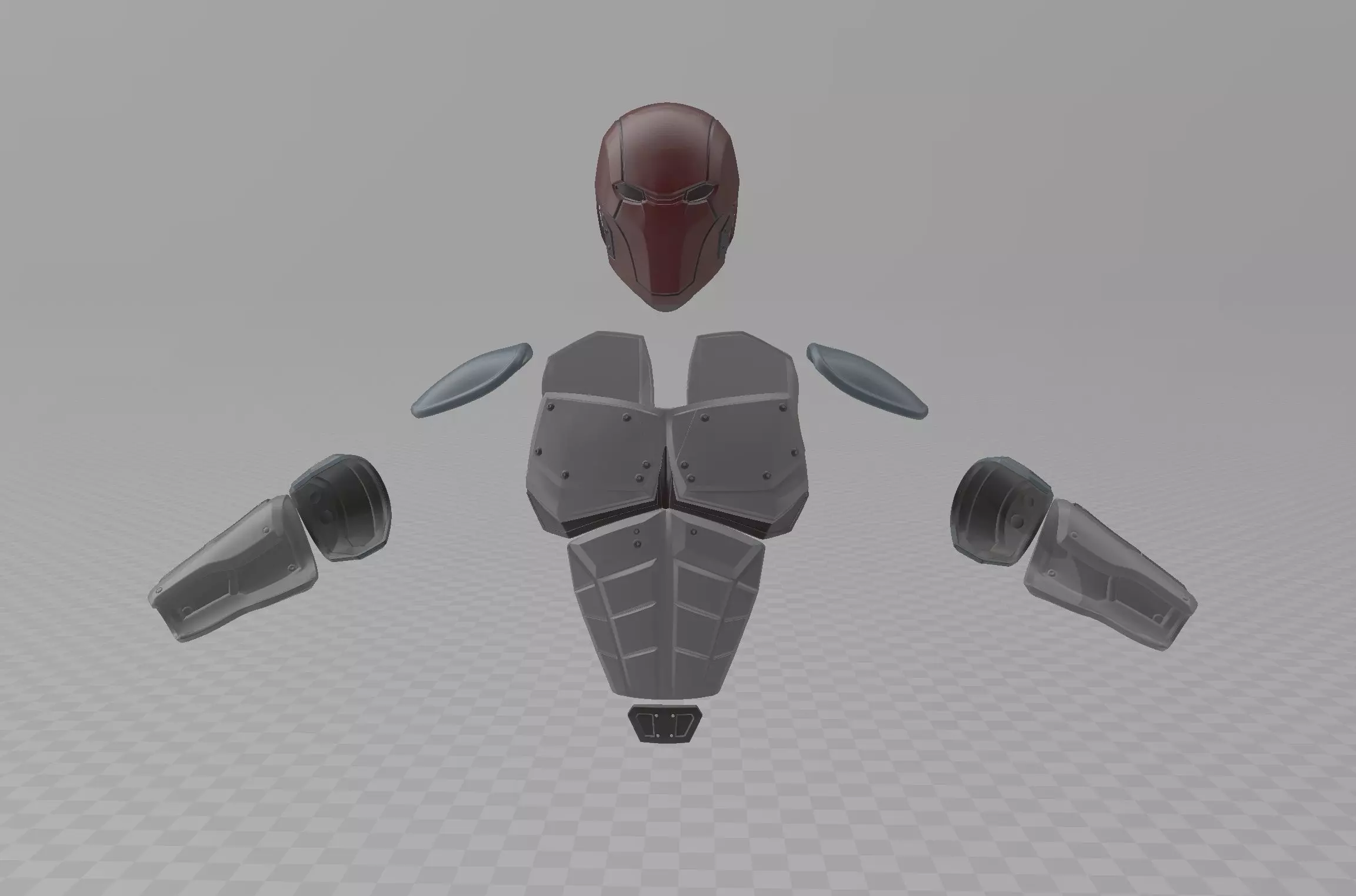 Batman Red Hood IJ2 Armor INJUSTICE 2 3D print model_0