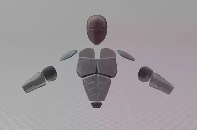 Batman Red Hood IJ2 Armor INJUSTICE 2 3D print model