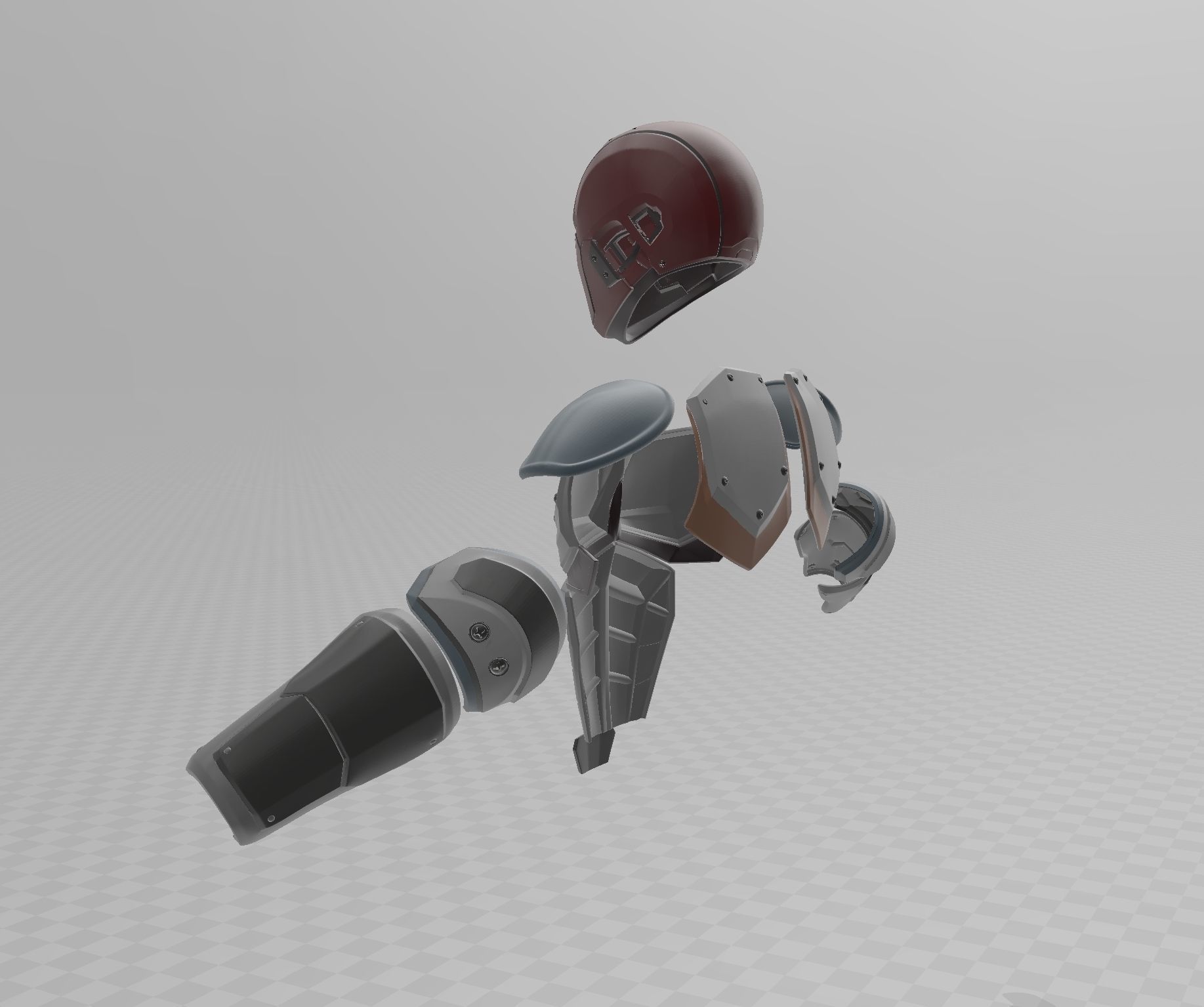 Batman Red Hood IJ2 Armor INJUSTICE 2 3D print model_3