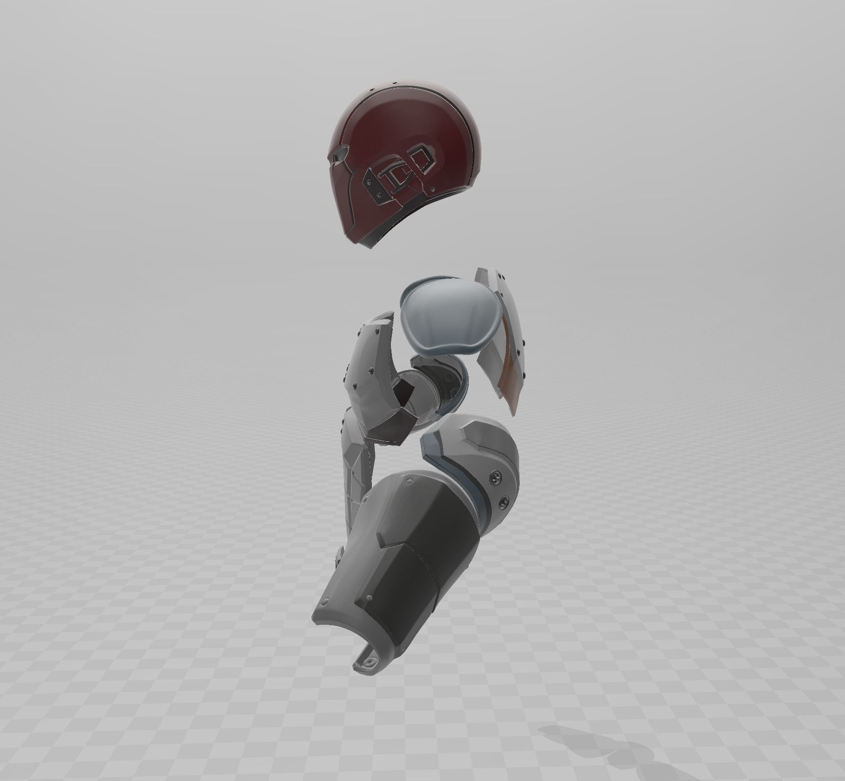 Batman Red Hood IJ2 Armor INJUSTICE 2 3D print model_2