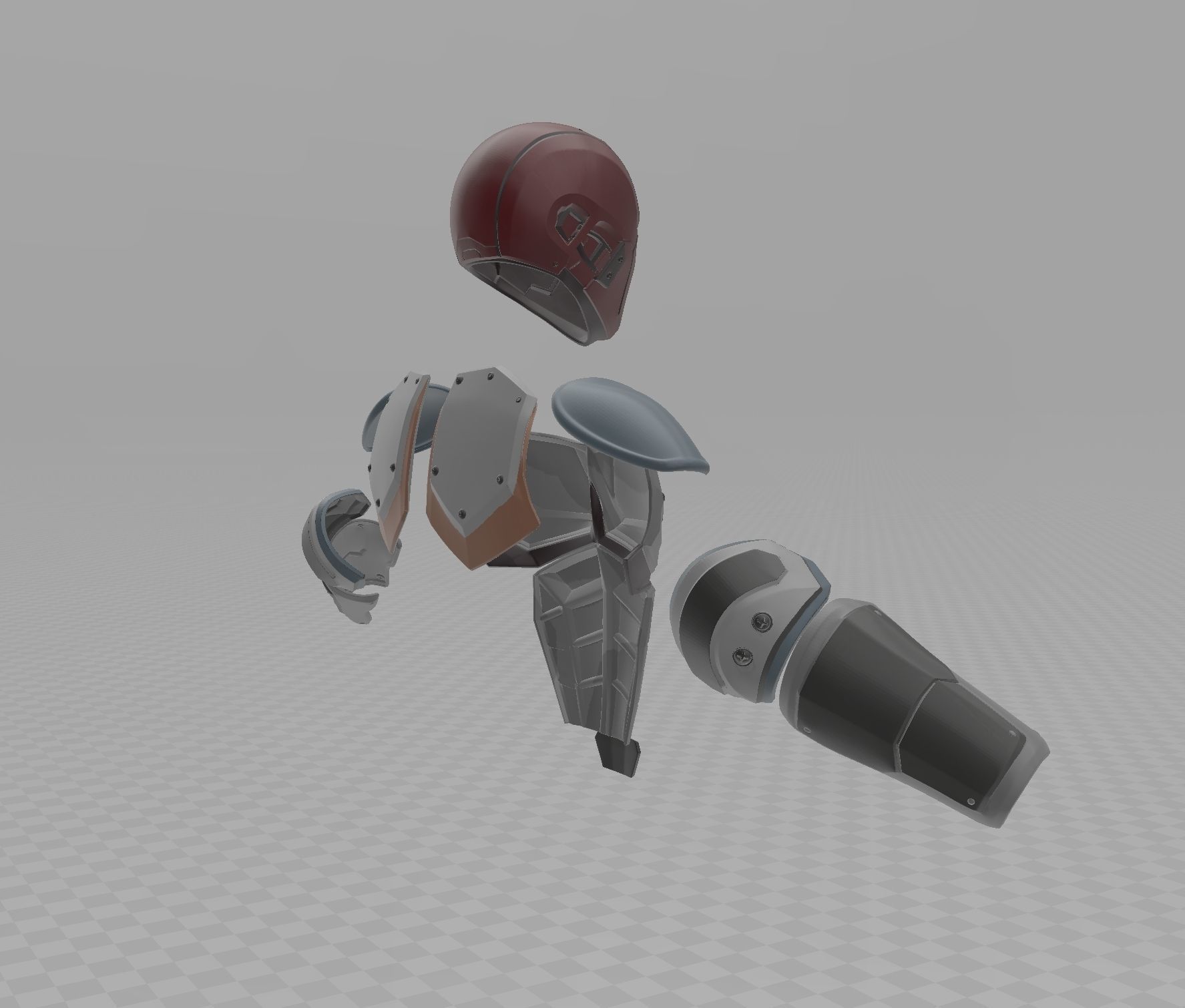 Batman Red Hood IJ2 Armor INJUSTICE 2 3D print model_5