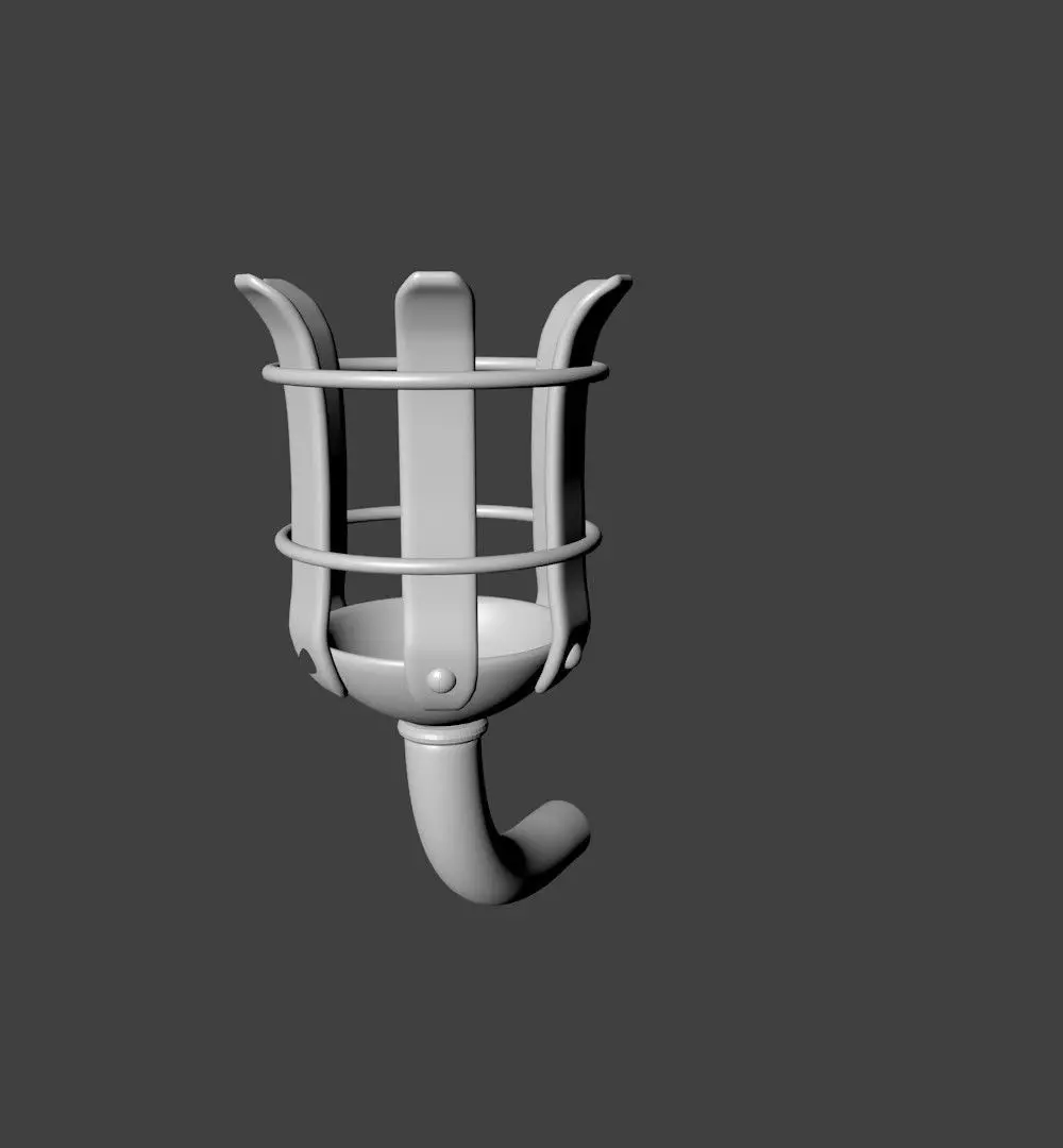 farol lamp Low-poly 3D model