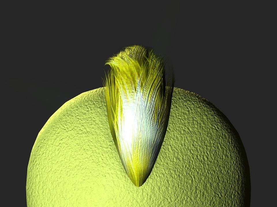 Chickeen puppet Low-poly 3D model_36