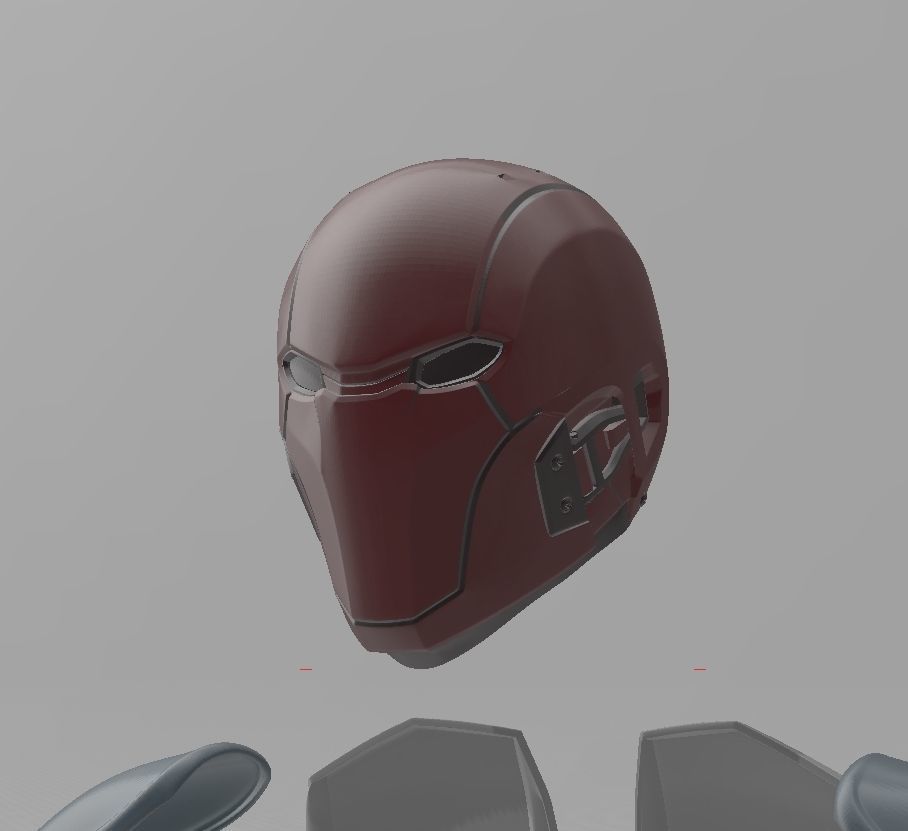 Batman Red Hood IJ2 Helmet INJUSTICE 2 3D print model_1