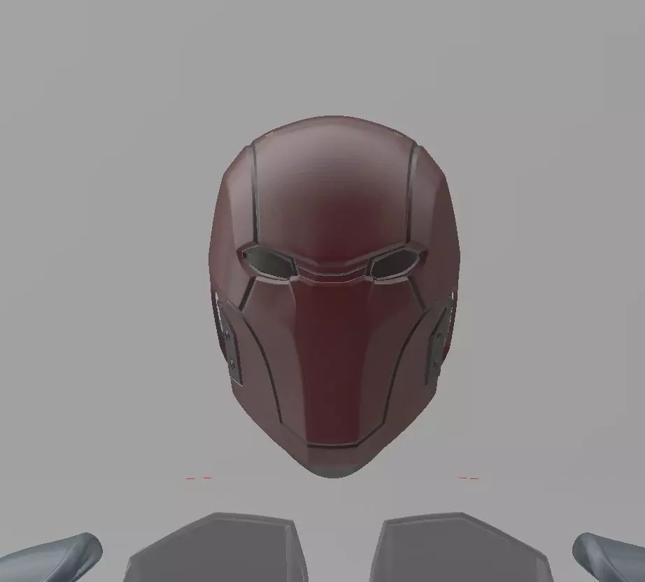Batman Red Hood IJ2 Helmet INJUSTICE 2 3D print model_0
