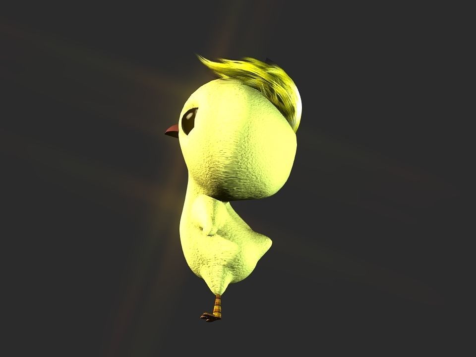 Chickeen 3D print chick 3D print model_7