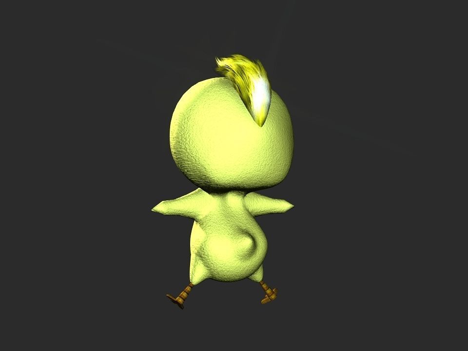 Chickeen 3D print chick 3D print model_26