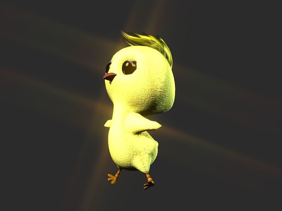 Chickeen 3D print chick 3D print model_22