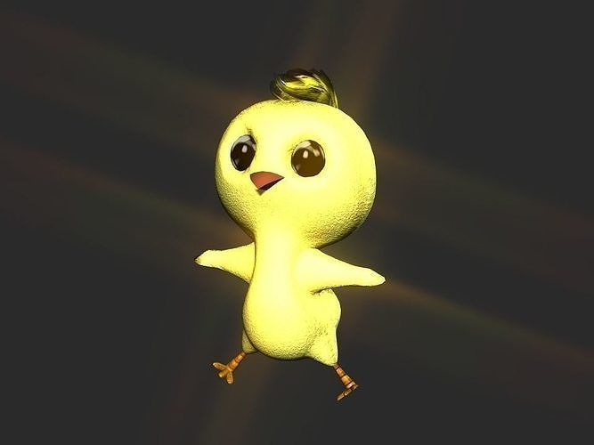 Chickeen 3D print chick 3D print model