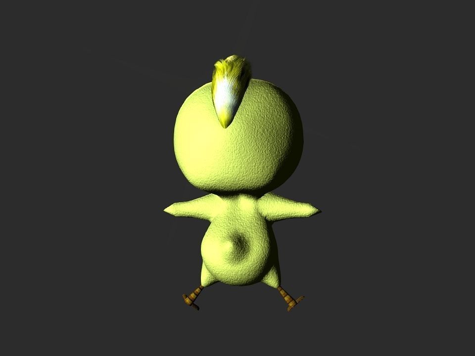 Chickeen 3D print chick 3D print model_31