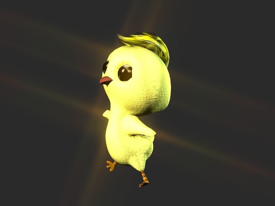 Chickeen 3D print chick 3D print model_5
